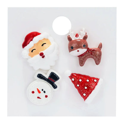 Fashion Christmas Hat Santa Claus Arylic Plating Women'S Brooches