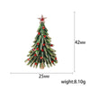 Fashion Christmas Tree Alloy Inlay Rhinestones Women'S Brooches