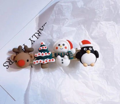 Fashion Christmas Tree Arylic Hair Clip 1 Piece