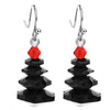 Fashion Christmas Tree Crystal Plating Women'S Drop Earrings 1 Pair