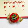 Fashion Christmas Tree Santa Claus Cloth Hair Clip 1 Piece