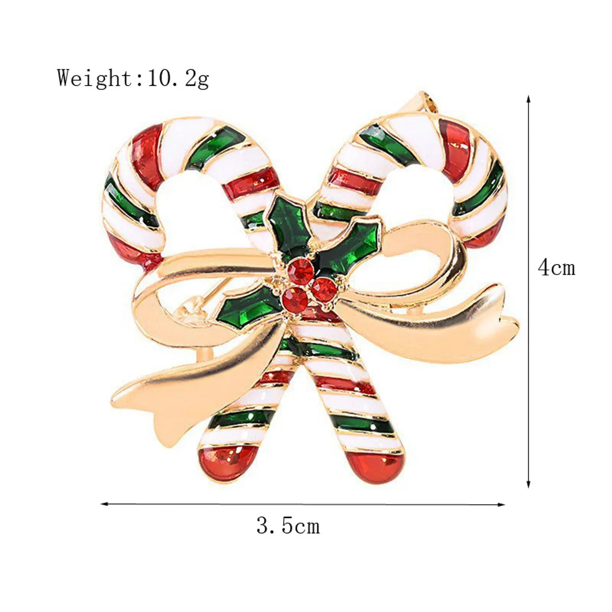 Fashion Christmas Tree Santa Claus Elk Alloy Enamel Rhinestones Unisex Brooches