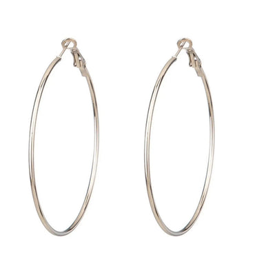 Fashion Circle Metal Plating Women's Earrings 1 Pair