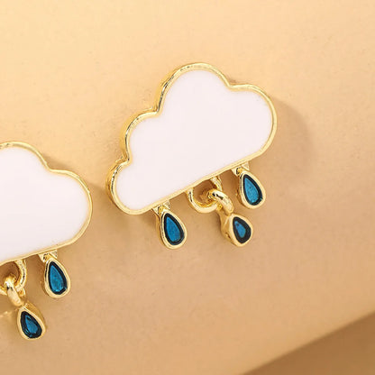 Fashion Cloud Raindrop Earrings