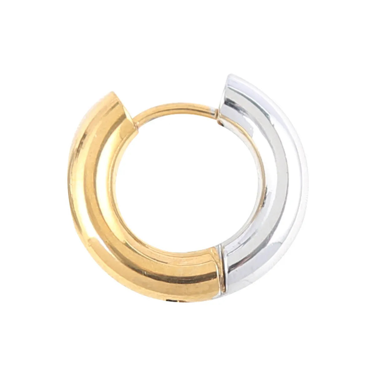 1 Piece Fashion Color Block Plating Stainless Steel Earrings