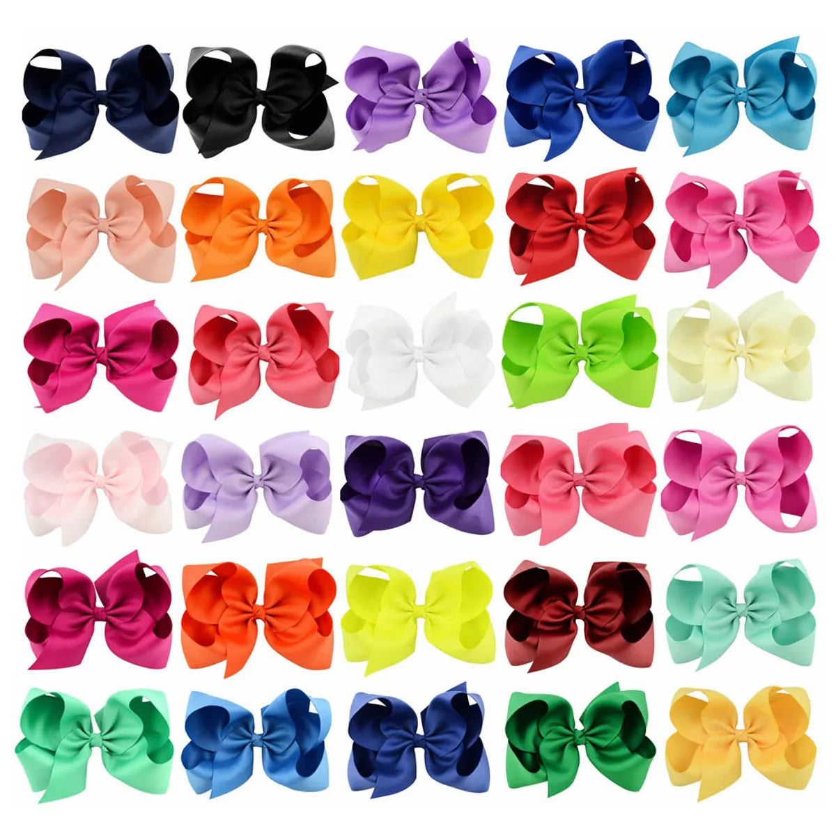 Fashion Colorful Children'S Bowknot Hairpin Set