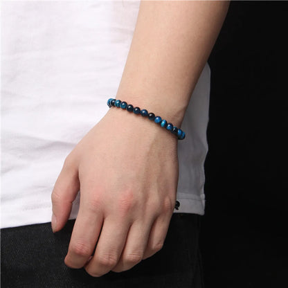 Fashion Crack Natural Stone Crystal Beaded Bracelets