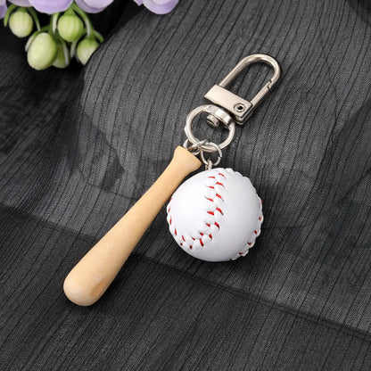 Fashion Creative Mini Basketball Resin Keychain Bag Package Pendant