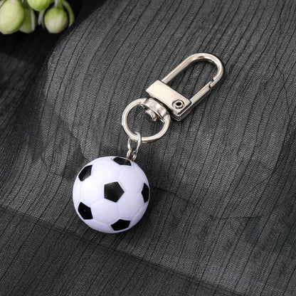 Fashion Creative Mini Basketball Resin Keychain Bag Package Pendant