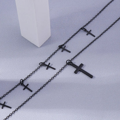 Fashion Cross Alloy Women's Layered Necklaces