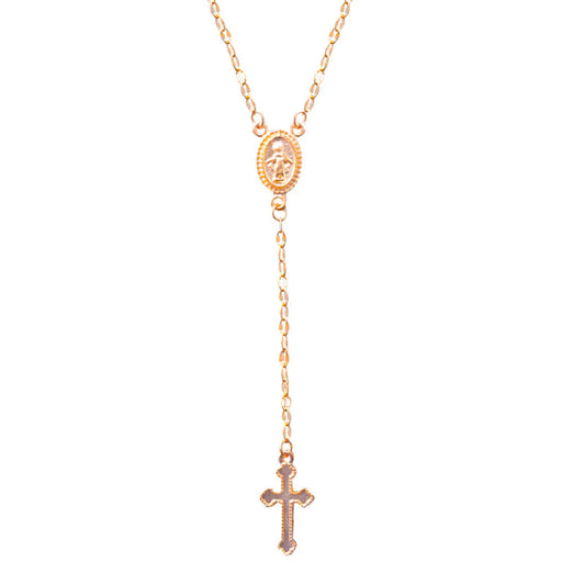 Fashion Cross Christian Jesus Easter Jewelry Sexy Tassel Women's Clavicle Chain Pendant