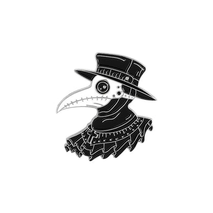 Fashion Crow Alloy Stoving Varnish Unisex Brooches