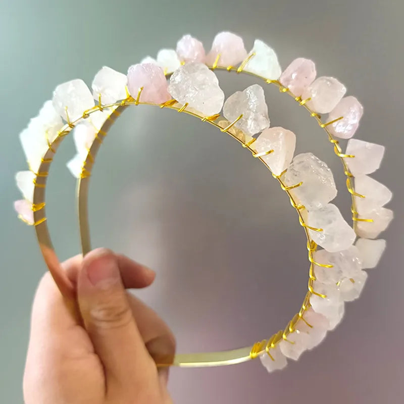 Fashion Crown Crystal Handmade Hair Band 1 Piece