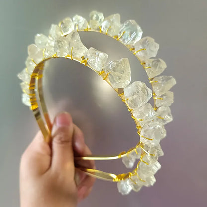 Fashion Crown Crystal Handmade Hair Band 1 Piece