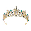 Fashion Crown Metal Inlay Crystal Crown 1 Piece