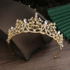 Fashion Crown Metal Inlay Crystal Crown 1 Piece