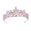 Fashion Crown Metal Inlay Crystal Crown 1 Piece