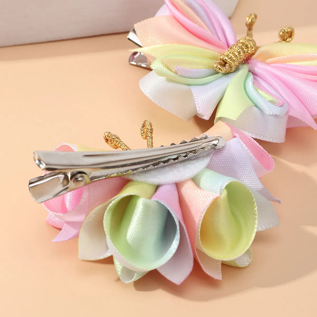 Fashion Cute Colorful Handmade Butterfly Barrettes Children'S Hair Accessories