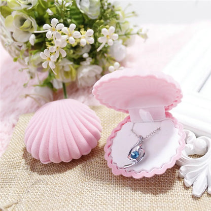 Cute Starfish Crown Shell Flannel Jewelry Boxes