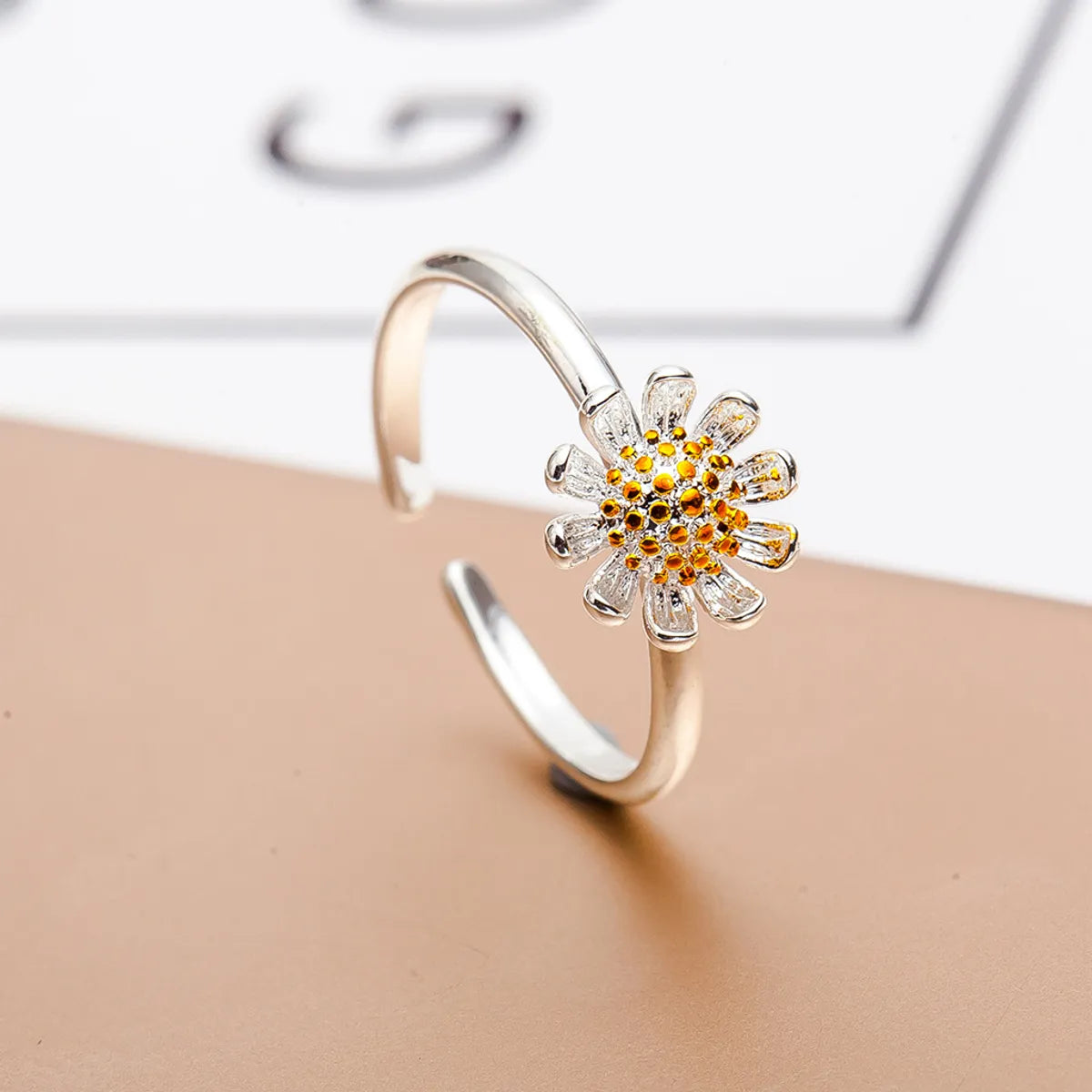 Fashion Daisy Open Ring