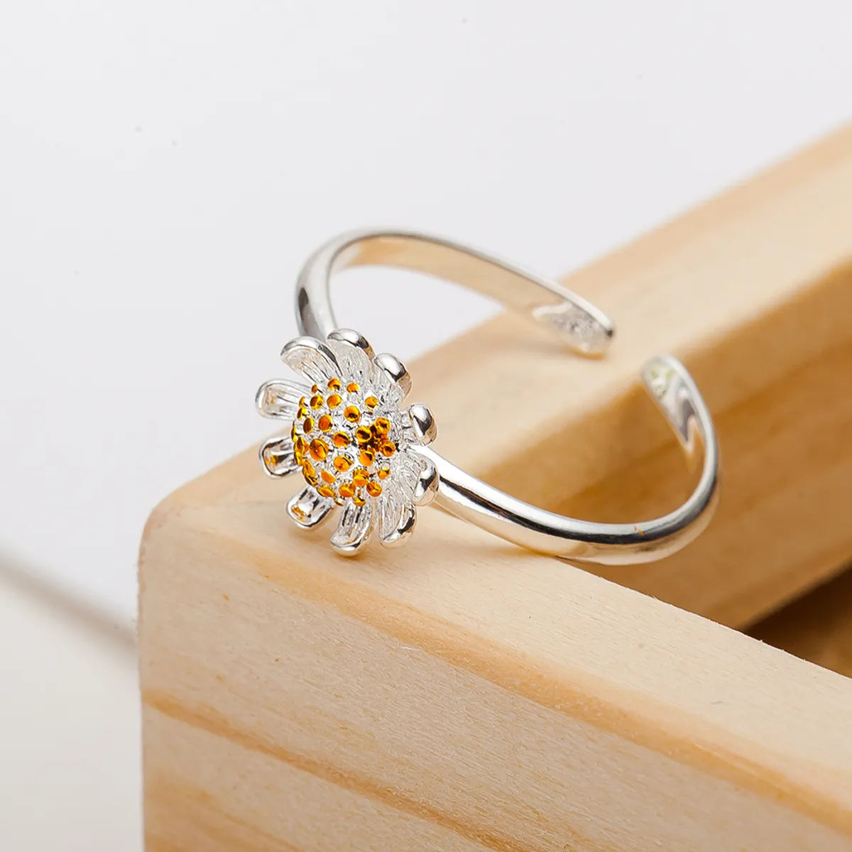 Fashion Daisy Open Ring