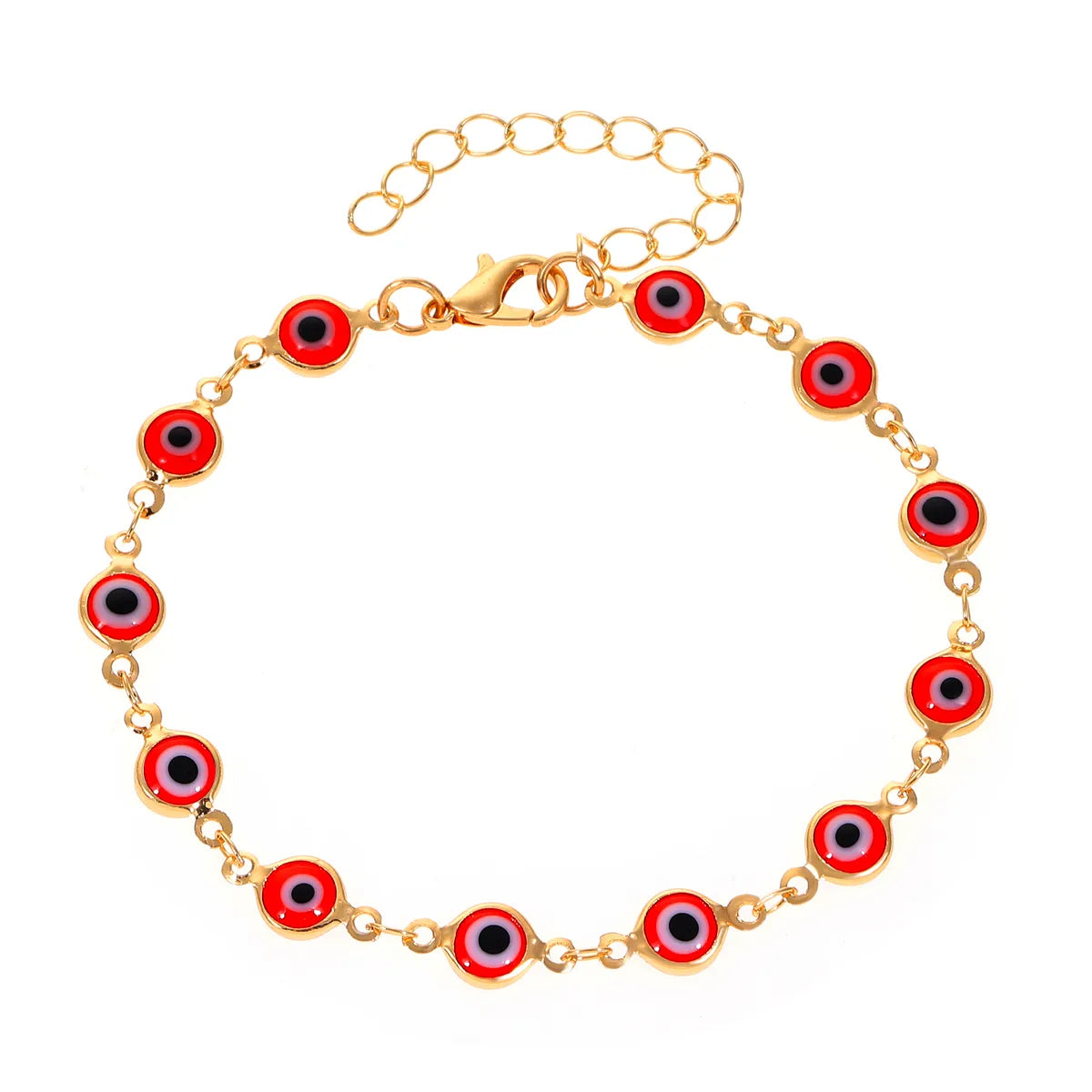 Fashion Devil'S Eye Alloy Enamel Women'S Bracelets