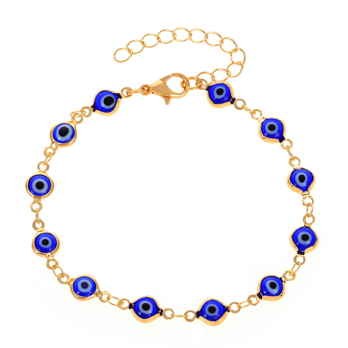 Fashion Devil'S Eye Alloy Enamel Women'S Bracelets