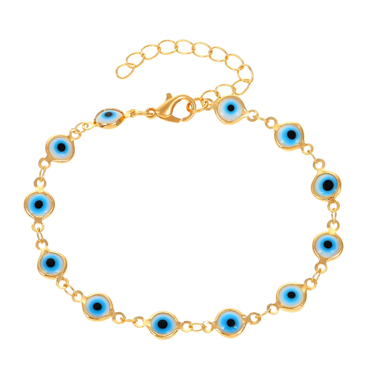 Fashion Devil'S Eye Alloy Enamel Women'S Bracelets