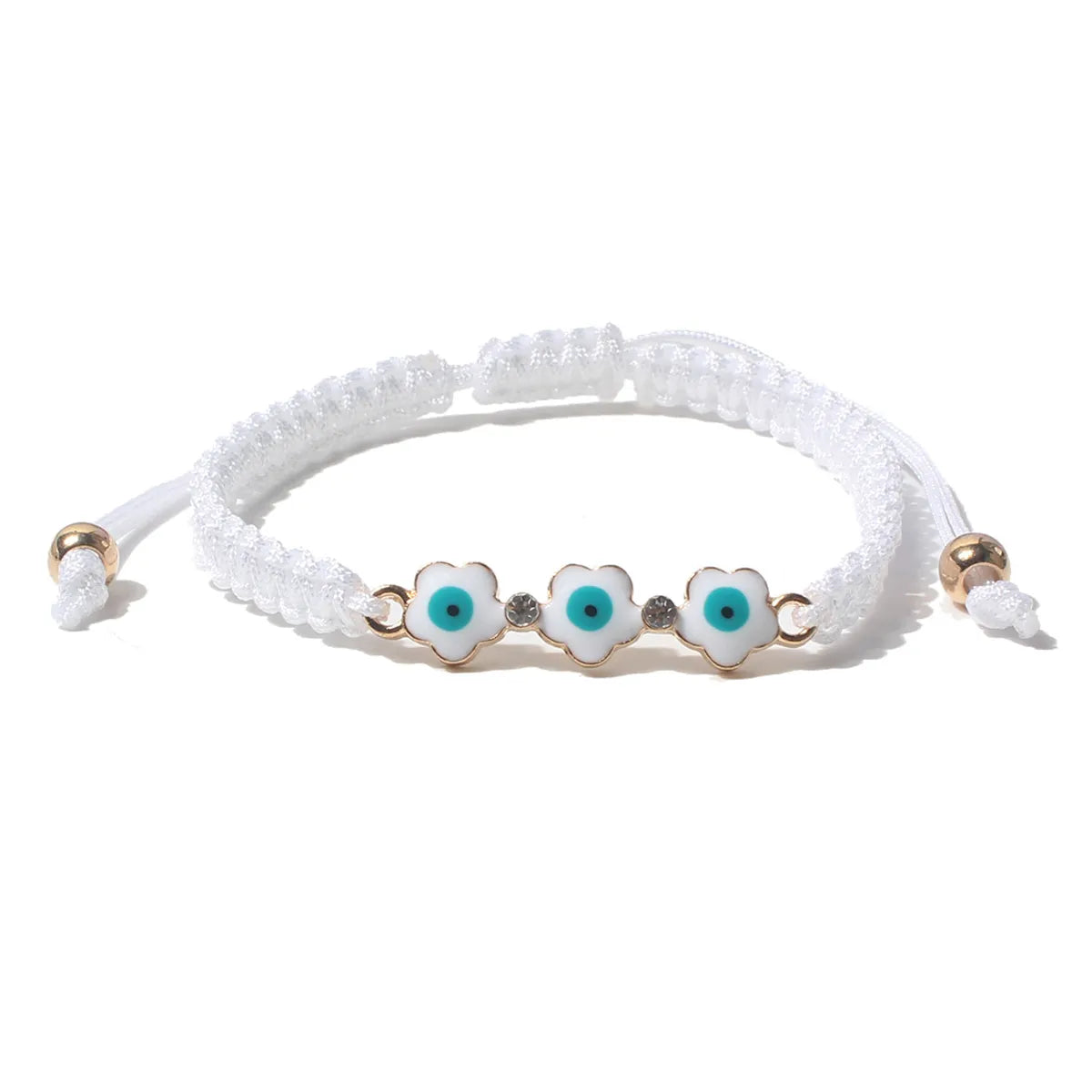 Fashion Devil'S Eye Alloy Fabric Women'S Bracelets