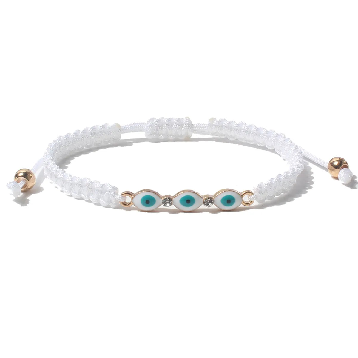 Fashion Devil'S Eye Alloy Fabric Women'S Bracelets