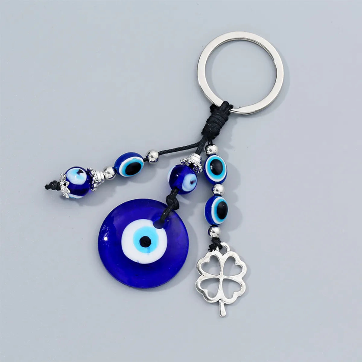 Fashion Devil'S Eye Alloy Plating Rhinestones Bag Pendant Keychain 1 Piece