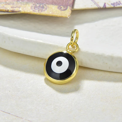 Fashion Devil's Eye Copper Enamel Pendant Necklace