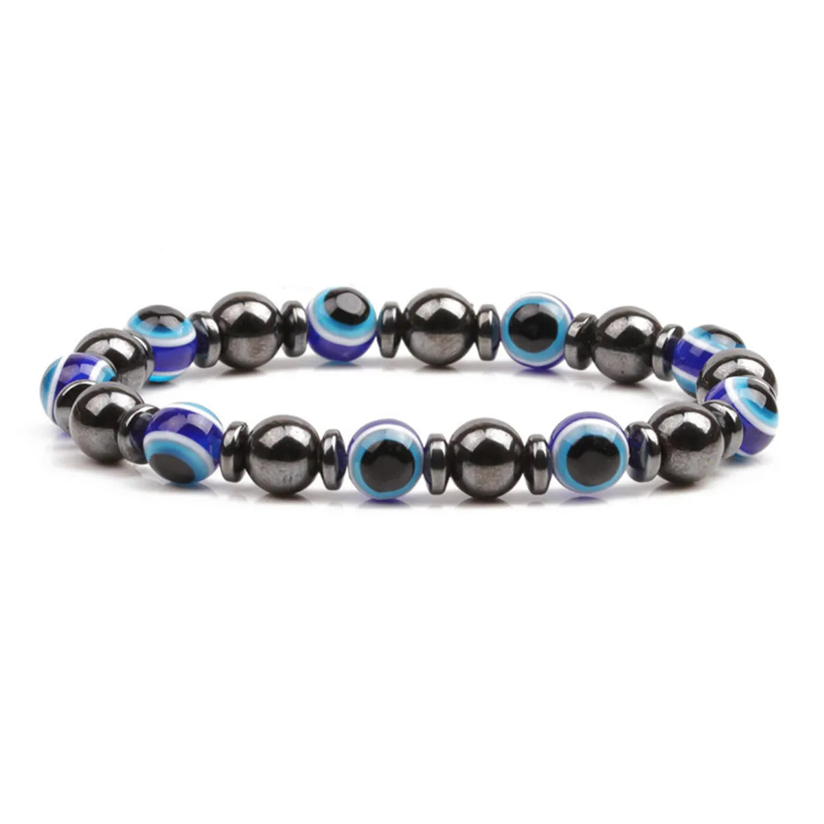 Fashion Devil'S Eye Natural Stone Beaded Bracelets