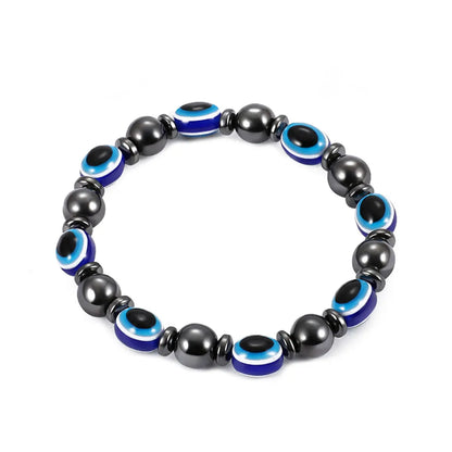 Fashion Devil'S Eye Natural Stone Beaded Bracelets