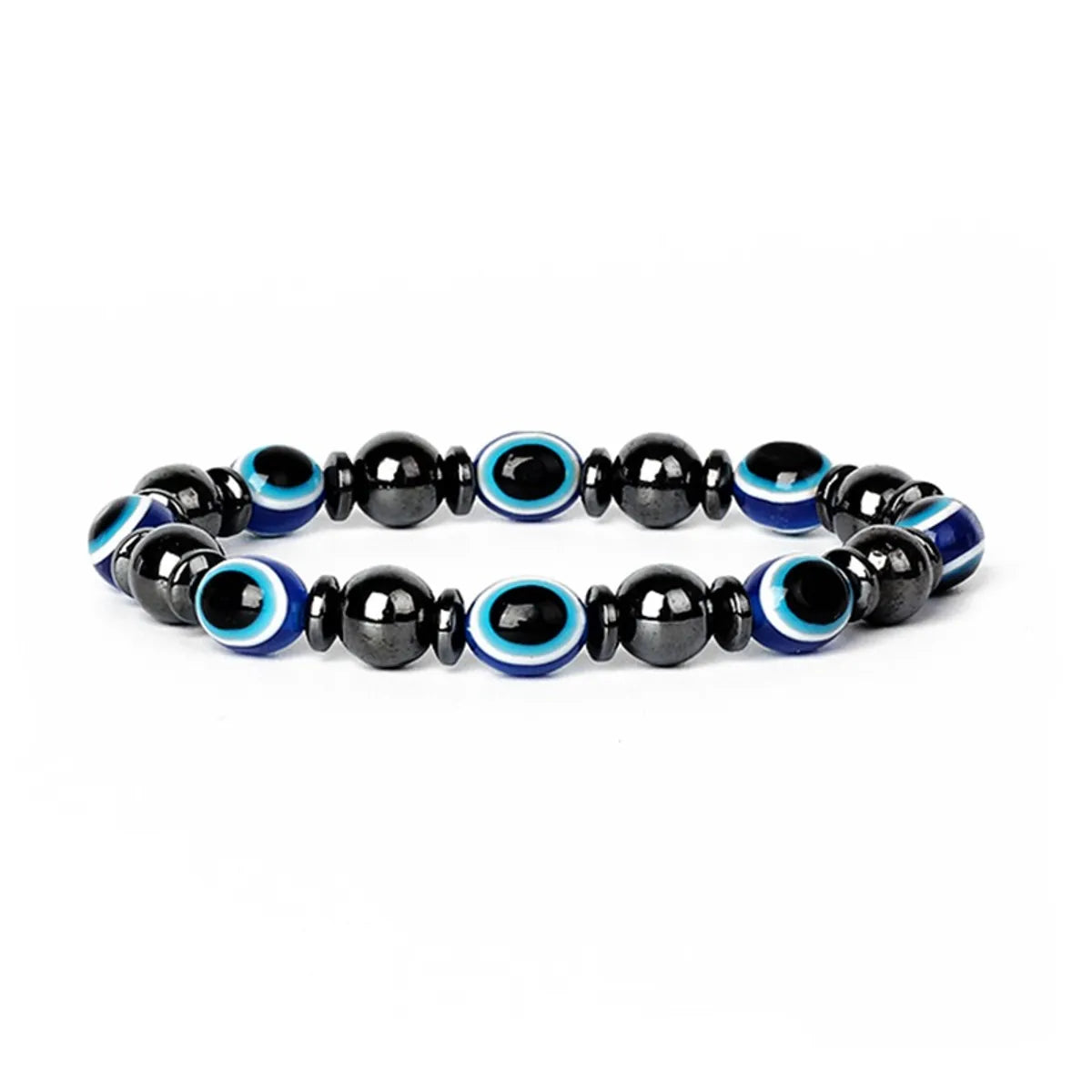 Fashion Devil'S Eye Natural Stone Beaded Bracelets