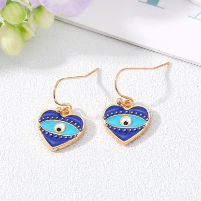 Wholesale Jewelry 1 Pair Fashion Devil'S Eye Palm Eye Alloy Ear Hook