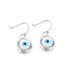 Fashion Devil'S Eye Titanium Steel Inlay Opal Bracelets Earrings Necklace