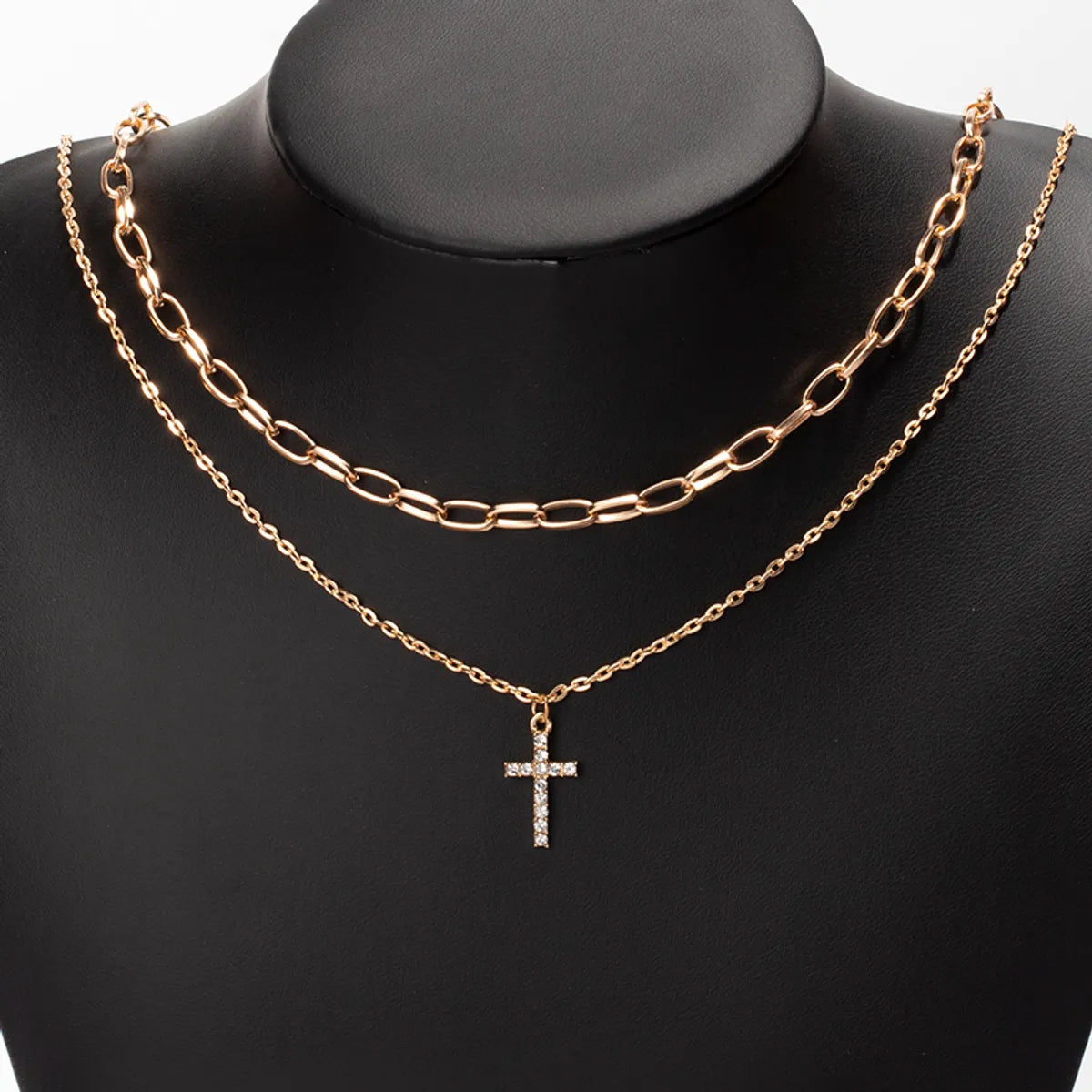 Simple Style Cross Metal