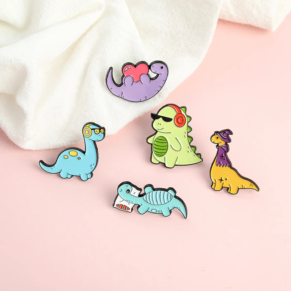 Fashion Dinosaur Alloy Plating Unisex Brooches