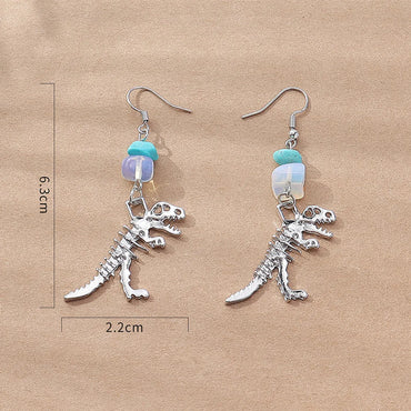 Fashion Dinosaur Alloy Women's Drop Earrings 1 Pair