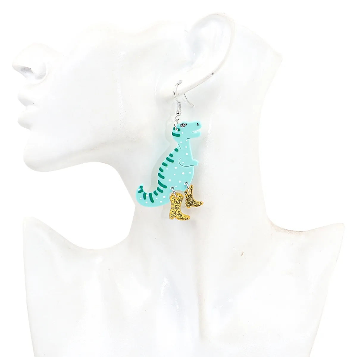 Fashion Dinosaur Arylic Women's Drop Earrings 1 Pair