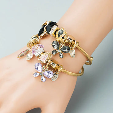 Fashion Diy Butterfly Multi-element Pendant Bracelet Bracelet Accessories