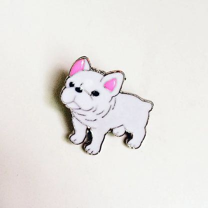 Fashion Dog Alloy Enamel Unisex Brooches