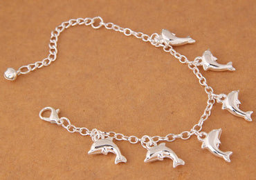 Fashion Dolphin Alloy Handmade Bracelets