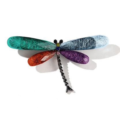 Fashion Dragonfly Alloy Plating Zircon Unisex Brooches