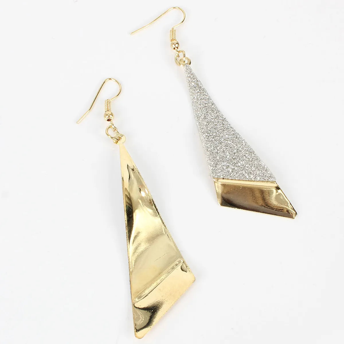 Fashion Earrings Long Triangle Frosted Hollow Earrings Personalized Earrings Wholesale Gooddiy