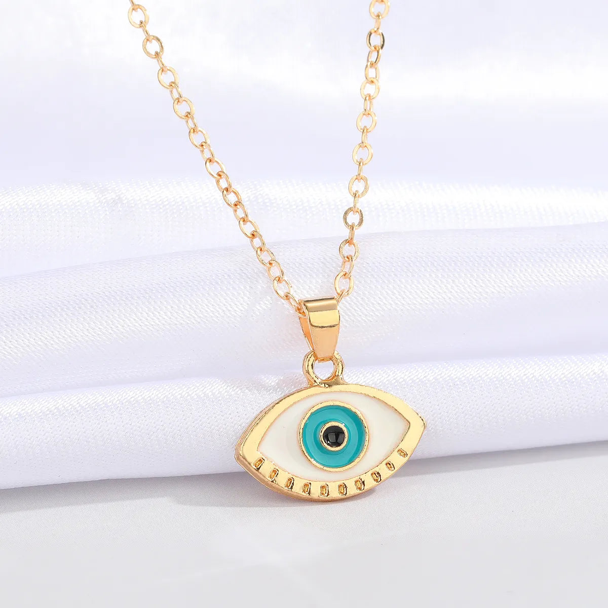 Fashion Eight-pointed Star Eye Pendent Alloy Necklace Wholesale Gooddiy