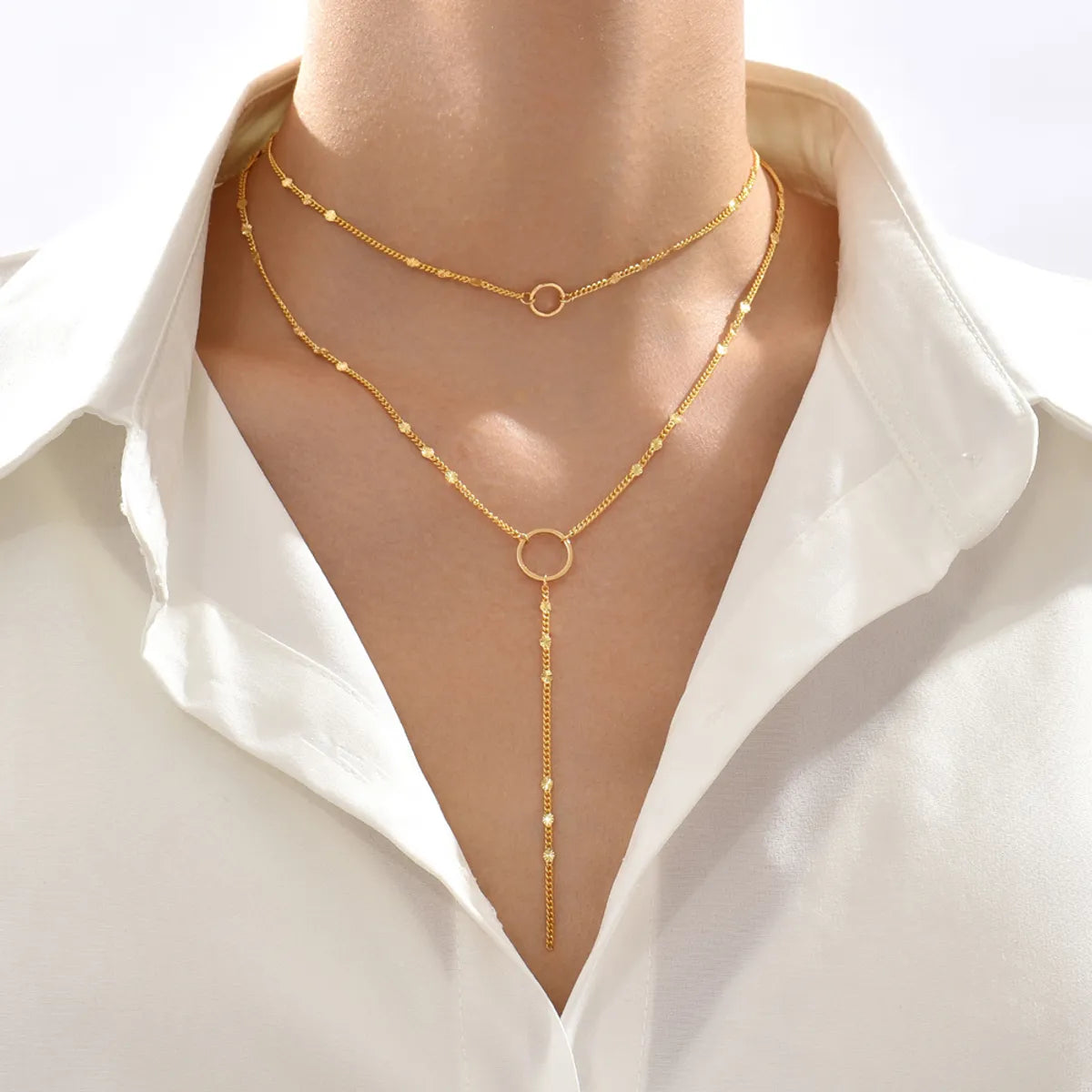 Fashion Geometric Alloy Wholesale Necklace