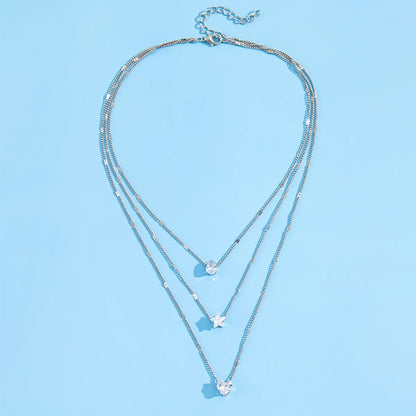 Fashion Star Zircon Alloy Wholesale Necklace