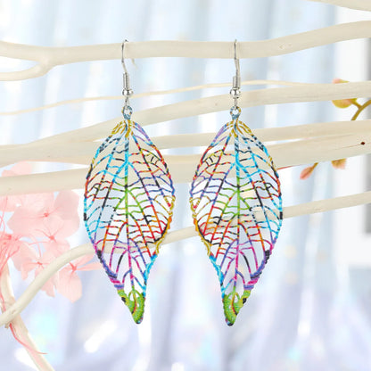 Retro Fashion Ethnic Style Round Iron No Inlaid Earrings